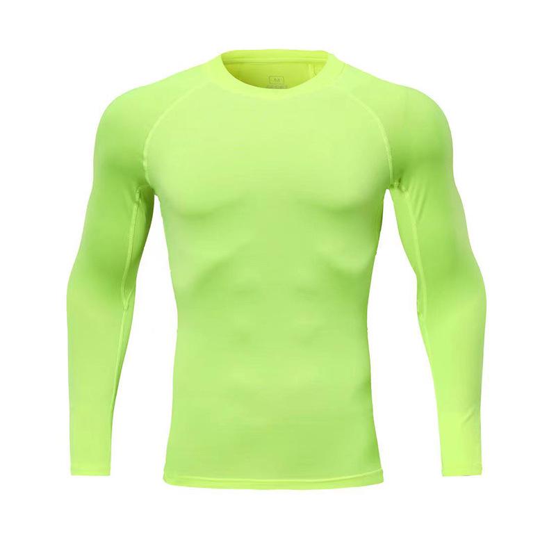 2024 Heren & Kinderen Sneldrogend Lange Mouwen Fitness Basislaag Shirt