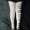 High Fashionable Letter Print Pantyhose Breathable Design For Active Women