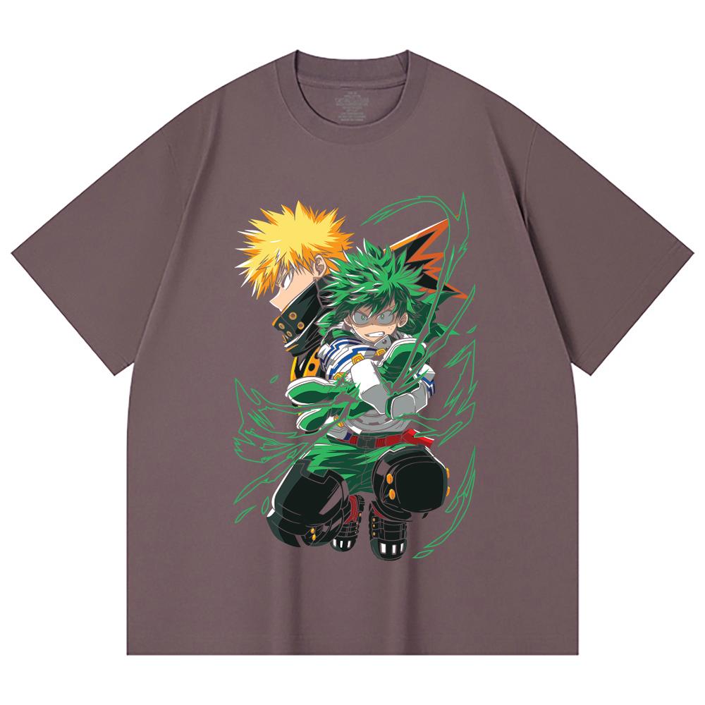 230 Gsm 100% Cotton My Hero Academia V21 Print Unisex Heavy Cotton T Shirt