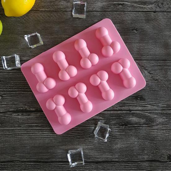 Cake Mold 8 Grids Handmade Silicone Home Baking Tool for Kitchen