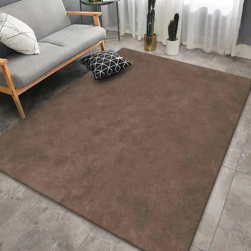 Solid Color Simple Carpet Balcony Corridor Washable Bedroom Doormat Home Decor Floor Mat Large Size Living Room Decorative Rug