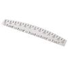 Piano String Gauge with Clear Scales Metal Measuring Ruler for Guitar Ukulele Stringed Instrument