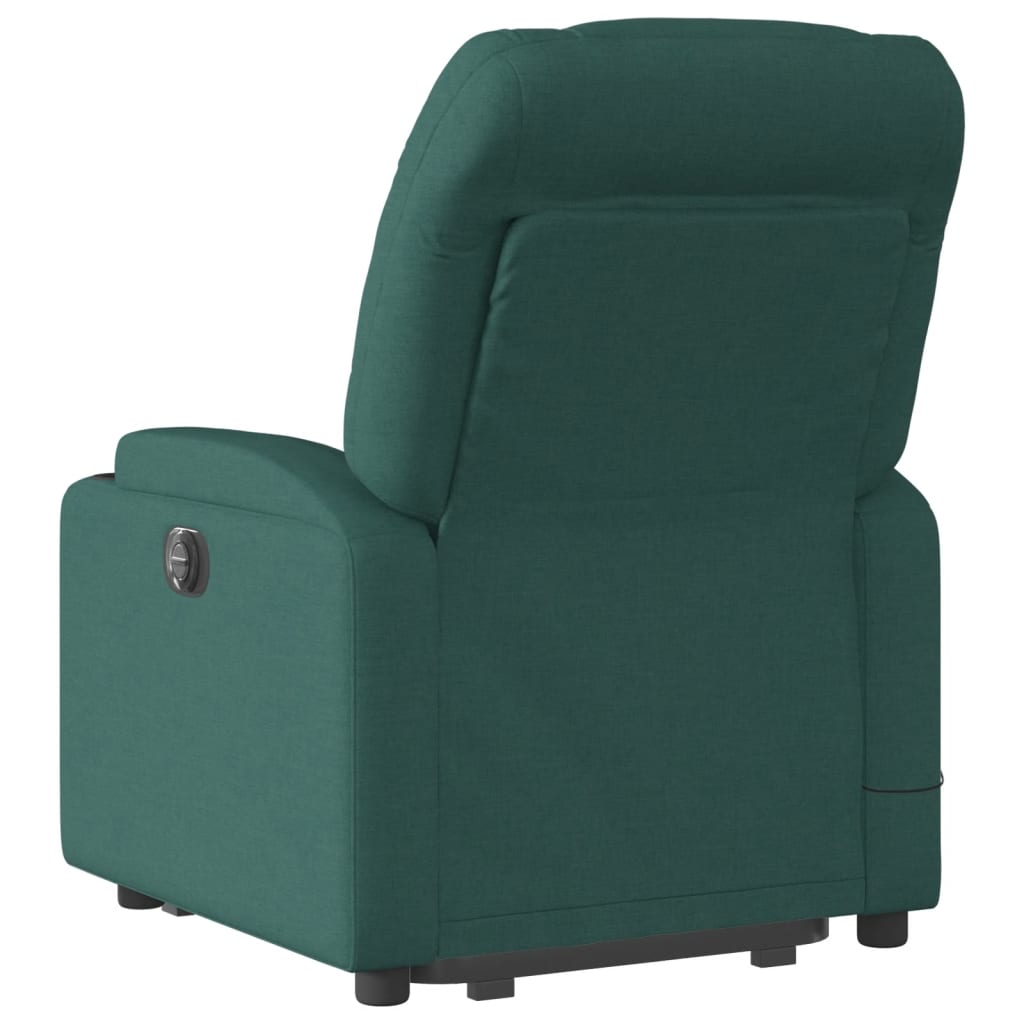 Vidaxl Lift Recliner Massage Chair, Electric, Reclining, Green