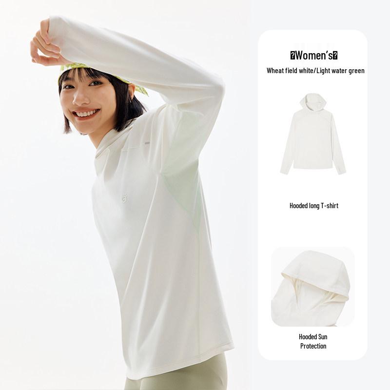 Tantuo Unisex Hooded Long-Sleeve Quick-Dry Sun Protection Shirt L