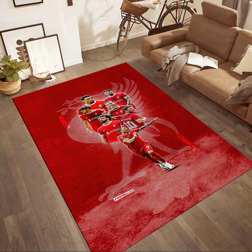 Liverpool Football Club Carpet Perfect For Study Room Hallway Decorate Room Living Rooms Antislip Rug Anime Office Decor Spiritual Gift