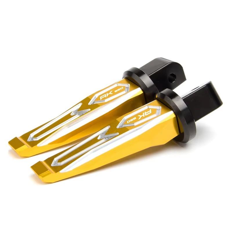 For KYMCO AK550 AK 550 2017-2024 2018 2019 Motorcycle Rear Passenger Footrests Accessories Scooter Foot-Peg Foot Rests Pedals