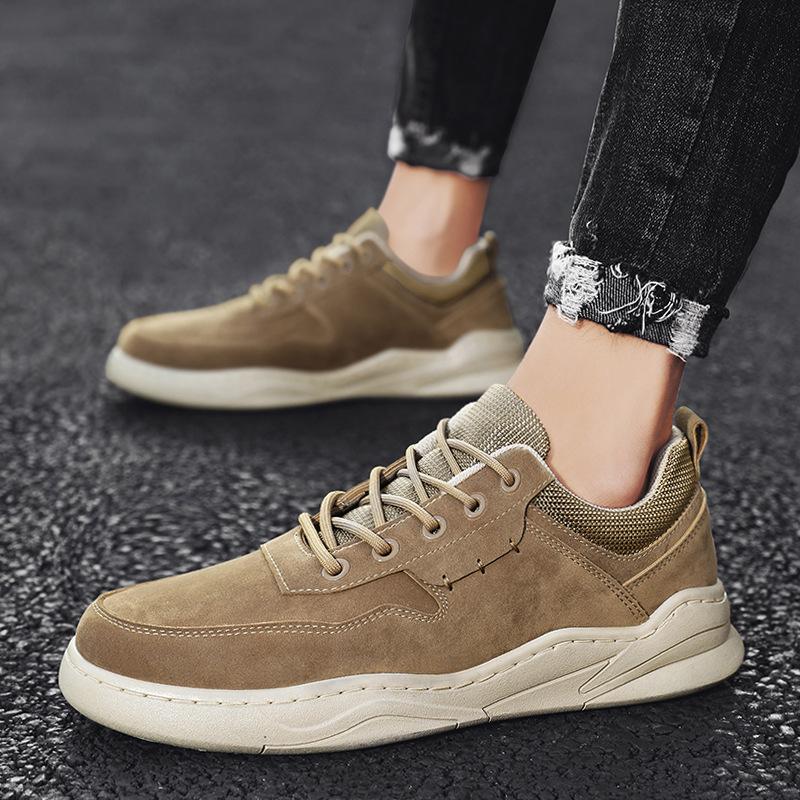 2022 Newest Spring And Autumn Men'S Casual Sports Shoes Men'S Lace-Up Flat-Bottomed Outdoor Casual Sports Shoes Size 39-44