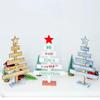 Mini Wooden Desk Desktop Decoration Pendant Ornaments Decoration Happy New Year Home