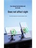 Magnetic Car Phone Holder with 15W Wireless Charger & Retractable Line, Rotating Stable Design
