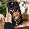 Phone Case: 2D Flat Design Suitable for iPhone 18 17 16 15 14 13 Pro Tiered Protective Case, Black Background, Christmas and Halloween Gift