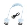 Portable Neck Fan 1-100 Speed Rechargeable Quiet Hands Free USB Fan Flexible Wearable Cooling Personal Fan for Outdoor Travel Office