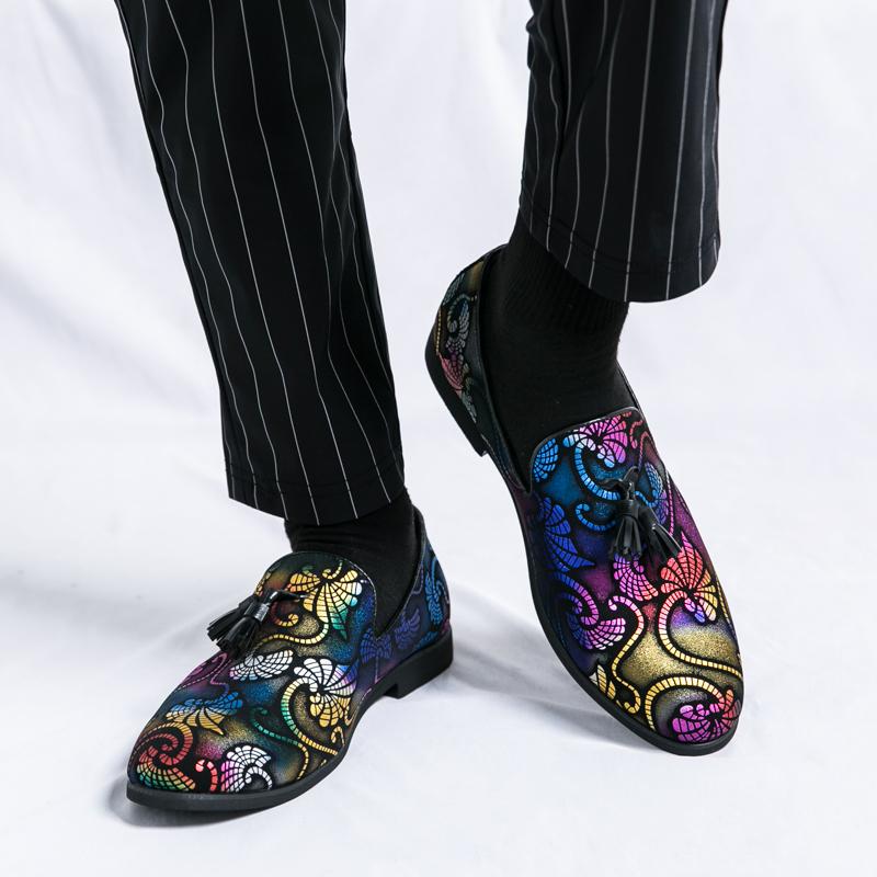 Móda Vysoká Kvalita Nazouvací Mokasíny pro Muže Boty Lehké Ploché Pánské Vycházkové Boty Obchodní Kožené Měkké Řidičské Společenské Mokasíny