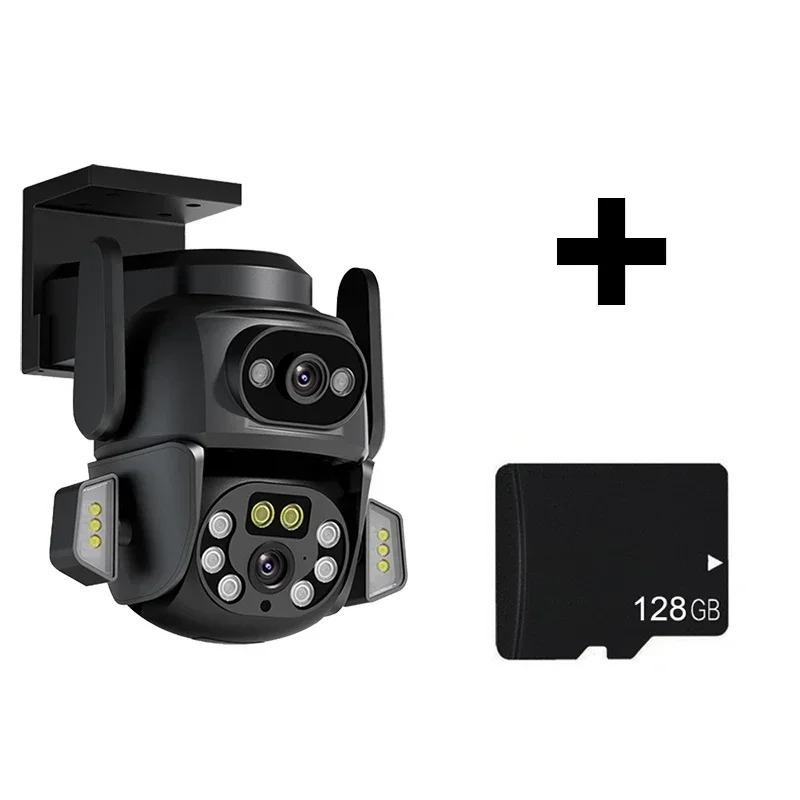 4K 8MP WIFI Kamera Dual Screen 8MM Binokular AI Körper Automatische Verfolgung CCTV Alexa Sicherheit Intelligent IP66 Überwachung