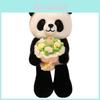 Fuchs Panda Hase Plüschpuppe mit Duftblume für Kinder Geburtstagsgeschenk und Sammler