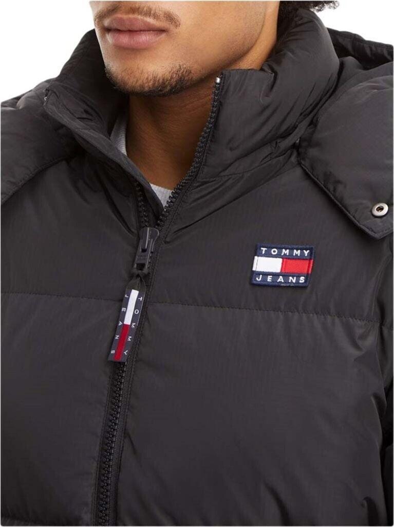Winter Jacket Tommy Hilfiger Removable Hood Puffer Jacket Alaska (DM0DM15445) Black