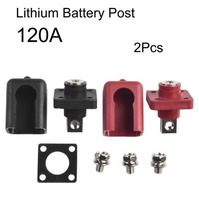 120A Terminal Post 120A Terminal Post 2pcs All-copper Energy Storage Terminal