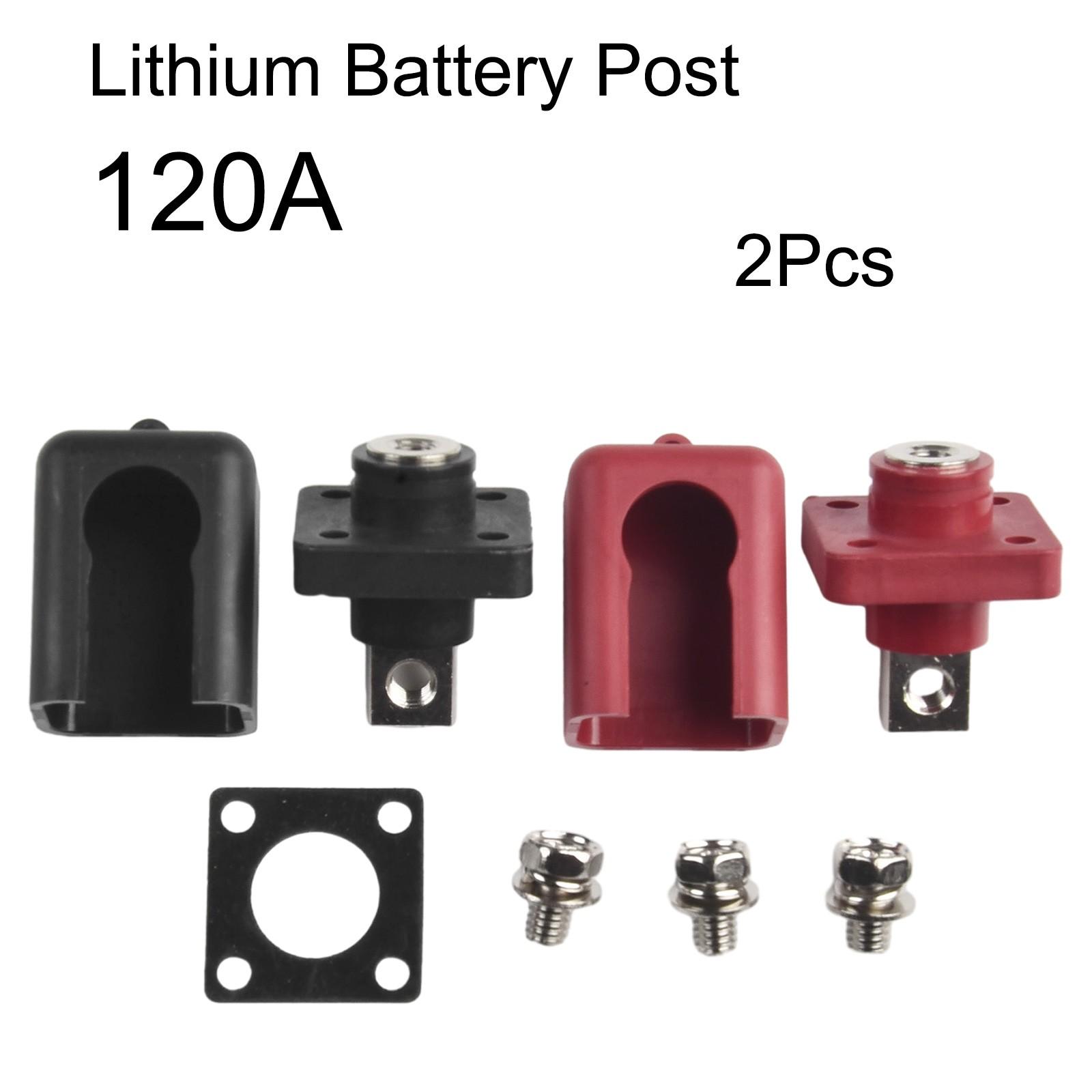 

2PCS 120A All-Copper Lithium Battery Energy Storage Terminal Battery Connector
