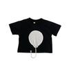 Korean Style Kids' 3D Balloon T-Shirt - Summer Short-Sleeve, Skin-Friendly Tee for Boys and Girls