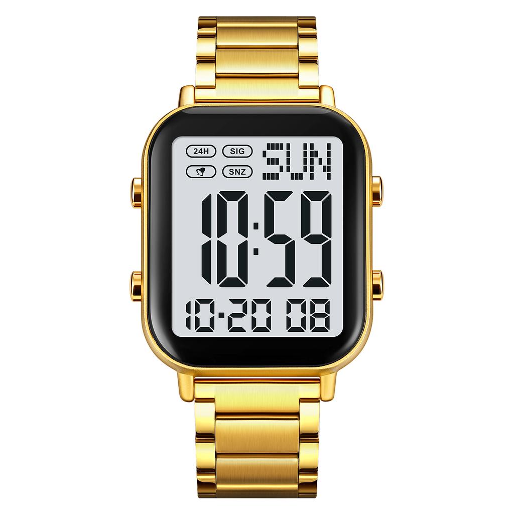 Skmei Digital Watch for Men Women 30M Waterproof Wrist Watches with Backlight 1/100 Second