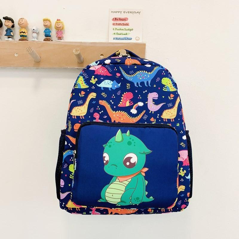 Attractive School Nursery Backpack Children Adorable Dinosaur Design Feel Cozy