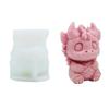 Cute Dragon Silicone Mould Resin Casting Molds Scented Candle Molds for Candle Making Plaster Soap Mold Desktop Decors