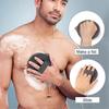 2pcs Silicone Bath Brush, Gentle Exfoliating Body Brush Massage Body Brush Deep Cleansing Exfoliating Bath Essentials All Skin Types,Black,14*16.5cm