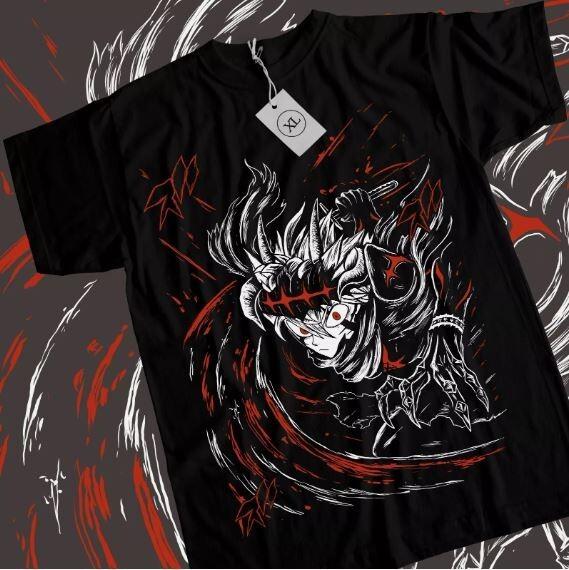 

Black Clover Tshirt Asta Yami Sukehiro Yuno Tee Anime T-Shirt Luck Voltia Shirt S