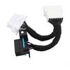 16 Pin Splitter OBD2 Male to Female Extension Cable OBD Adapter 0.5m1.64ft ABS 12?24V
