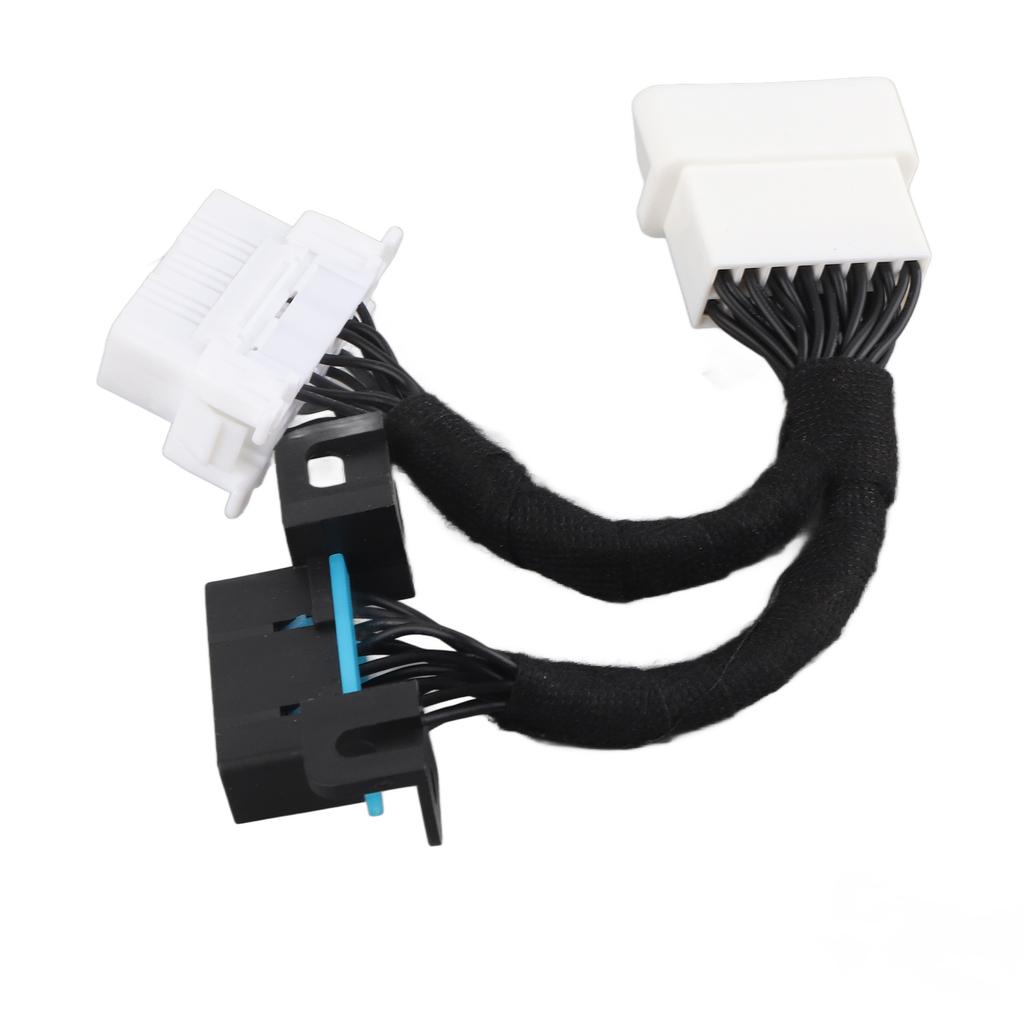16 Pin Splitter OBD2 Male to Female Extension Cable OBD Adapter 0.5m1.64ft ABS 12?24V