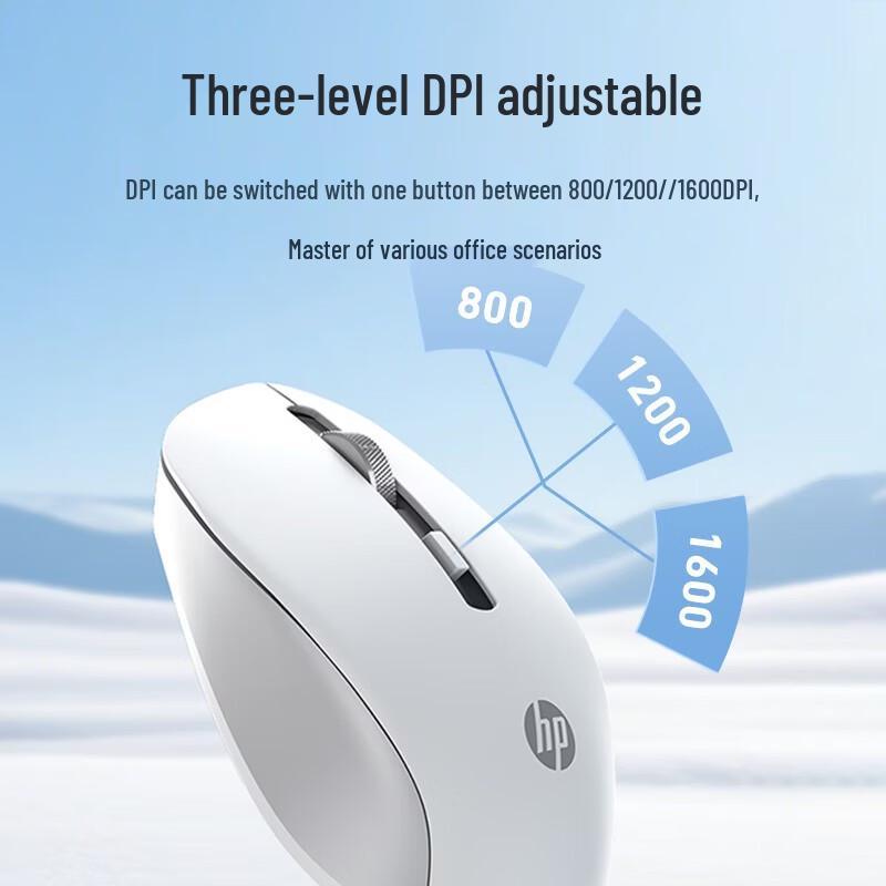 HP S1000DC Dual-Mode Rechargeable Silent Mouse