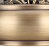 Brûleur d'encens en laiton Métal allié Bâton avec couvercle Fournitures bouddhistes Poêle à fond rond
