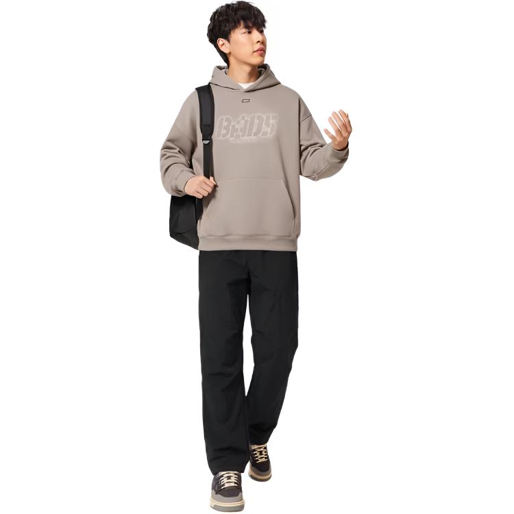 Li-Ning Badfive Windproof Water-Repellent Loose Logo Sports Casual Pants Men bottoms AYKW017-4