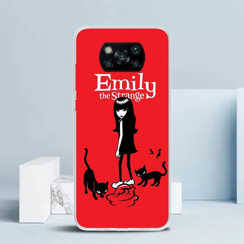 Comics Emily The Strange Soft Cover for Xiaomi Poco F7 Ultra X7 X6 X5 Pro M7 Phone Case Redmi 15 15C 13 13C 12 12C 10 10C Print