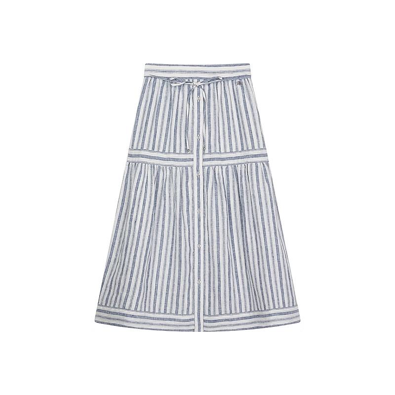 Teenie Weenie Women's Striped A-line Skirt