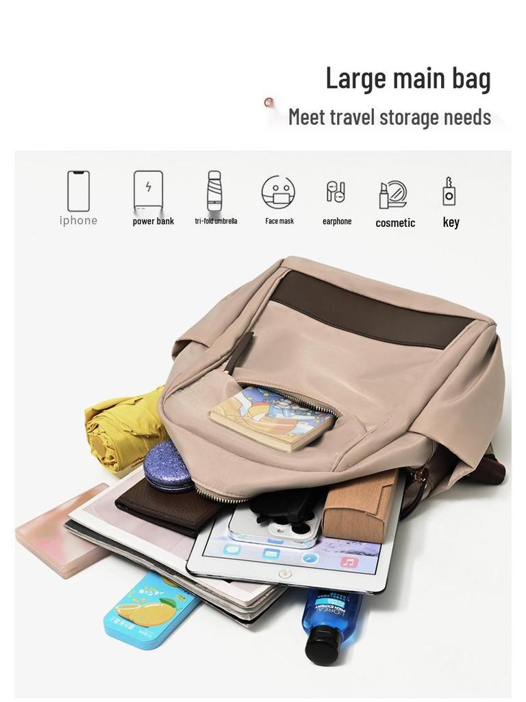 2025 Women's Fashion Nylon Travel Backpack: Versatile & Casual