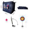 Schießscheibenbox für Airsoft, Airsoft und BB-Gewehre, Geräuschgedämpfte Schleudern, Faltbar, Kein Einsammeln erforderlich, Geeignet für das Indoor-Training (34*29*30cm)