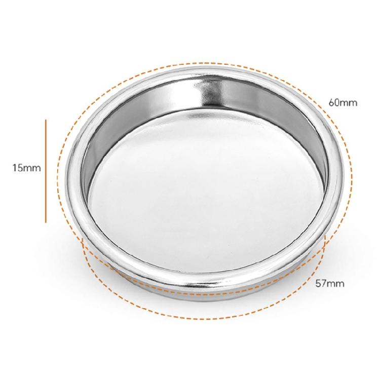 For 58mm Coffee Machines Handle Blind Bowl Coffee Filter Remove Residual Grounds