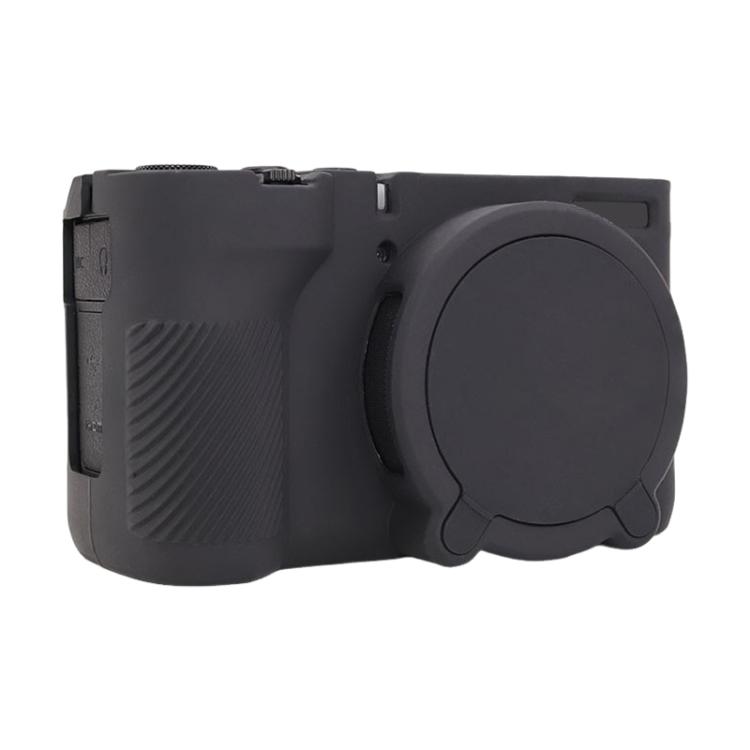 

Glossy Soft Silicone Protective Cover For Canon PowerShot V1 чорний