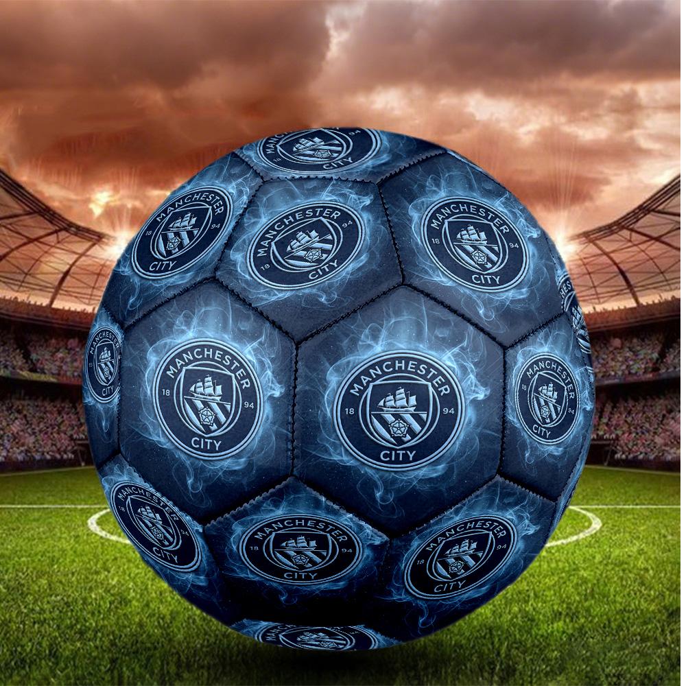 Manchester City Size 5 Football High Elastic Soccer Ball For Outdoor Competition Daily Training Play