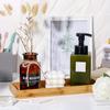 1pcs/2pcs/3Pcs Bamboo Serving Tray Bathroom Organizer Decorative Multi Use Bathroom Counter Tray with Edges Bamboo Vanity