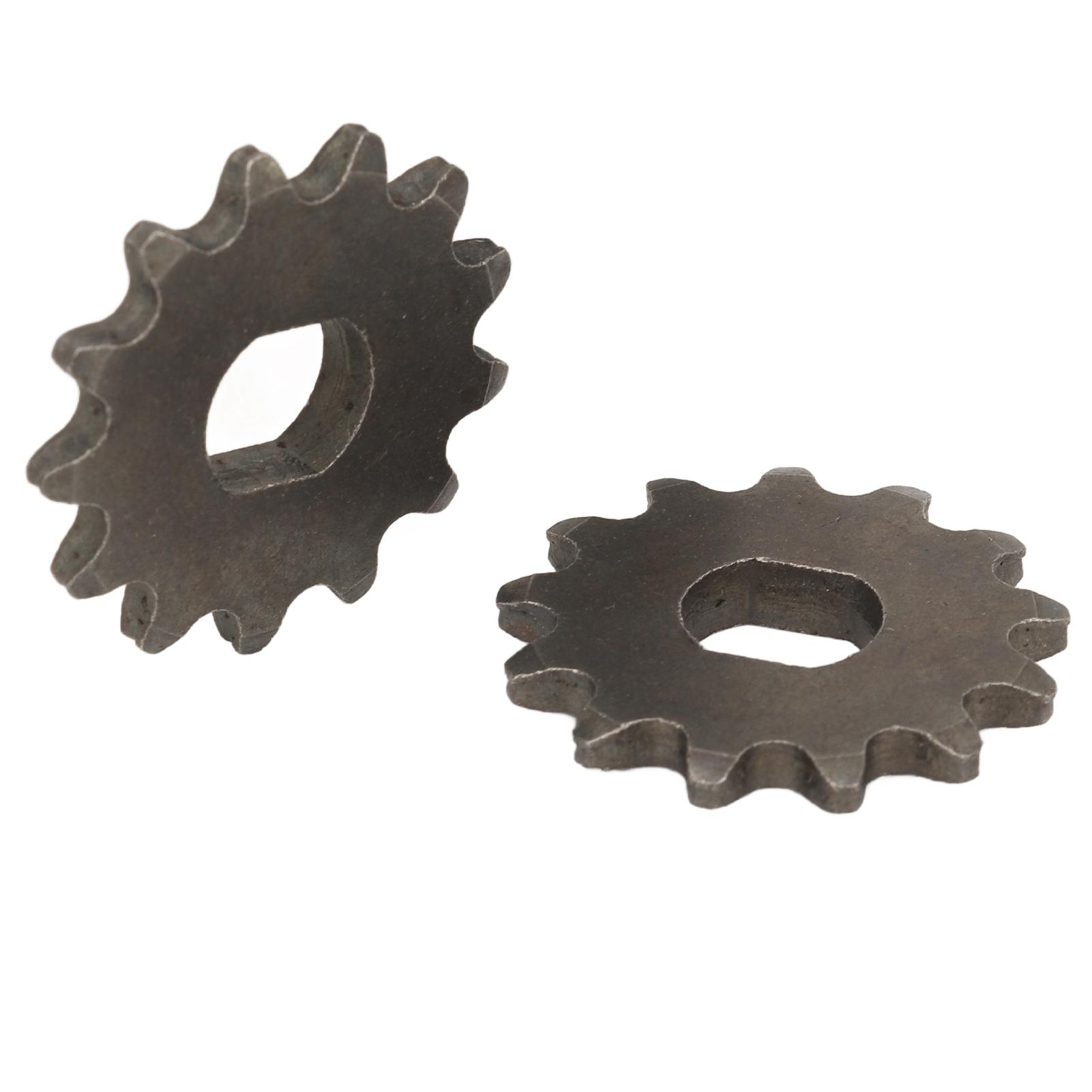 

2PCS 13T Motor Sprocket Carbon Steel H Hole Chain Sprocket Motor Engine Chain Wheel for Electric Bike Gear Motor