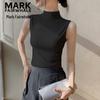 Women's Semi-High Collar Sleeveless Tank Top