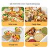 Meliya Disposable Kraft Paper Food Containers with Lids