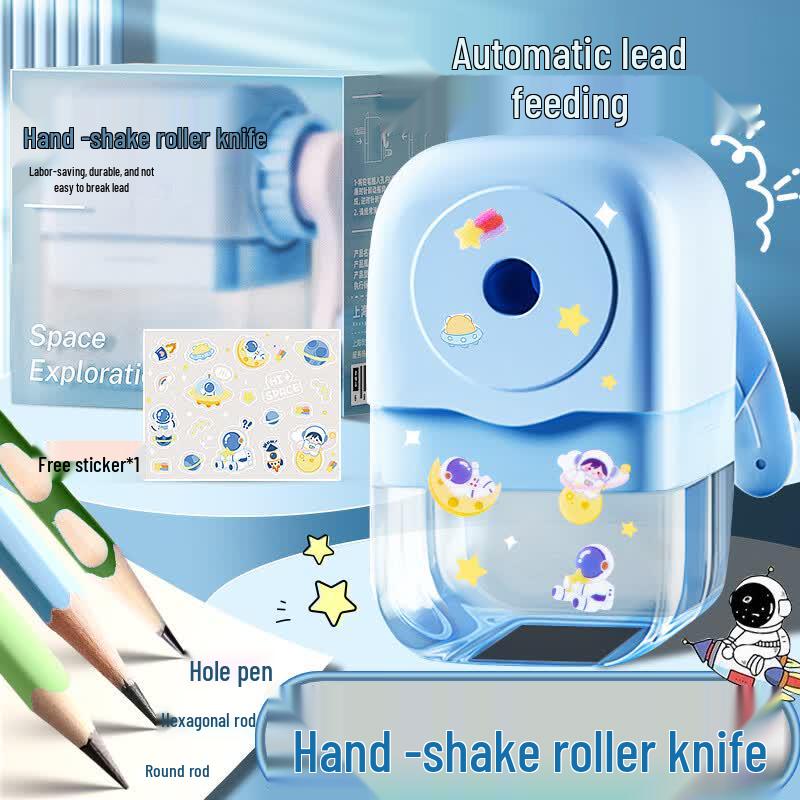 YiWanKa Hand-Crank Automatic Pencil Sharpener