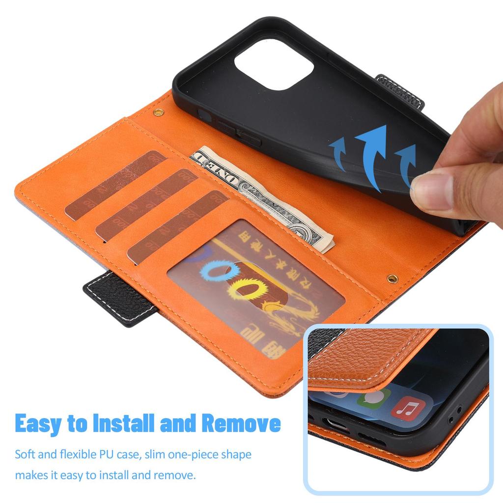 נרתיק עור עבור אפל אייפון 13 וכיסוי סמסונג S22. מתאים לטלפון Samsung A53.