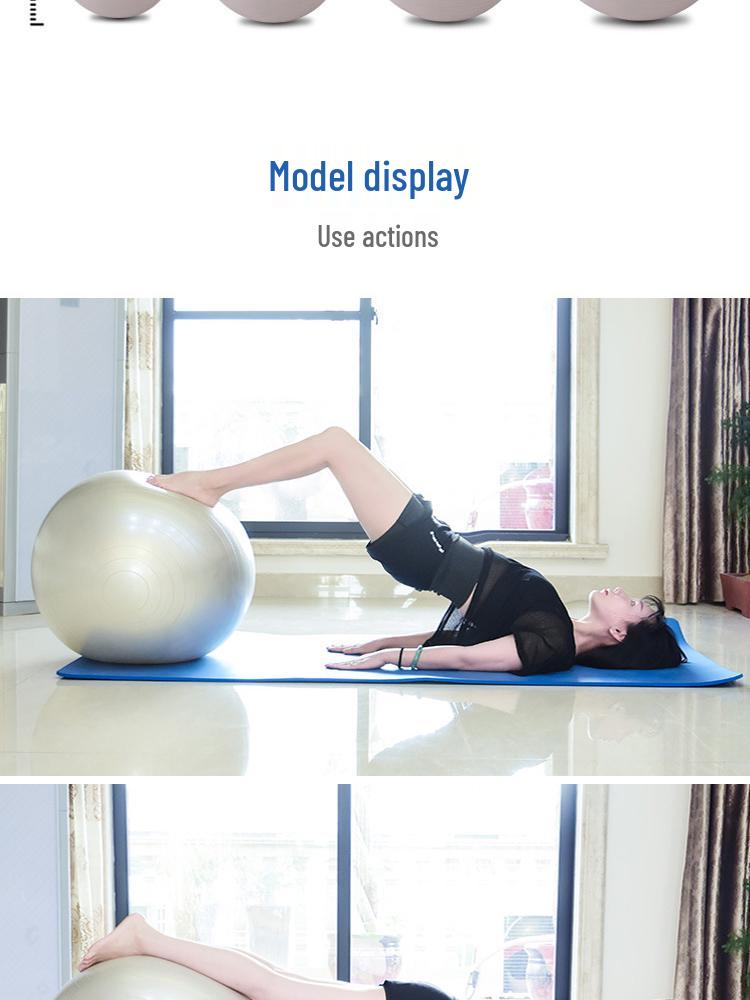 Kostenloser Versand Yogaball - 556575cm Verdickt, Explosionsgeschützt, Geruchlos Fitnessball