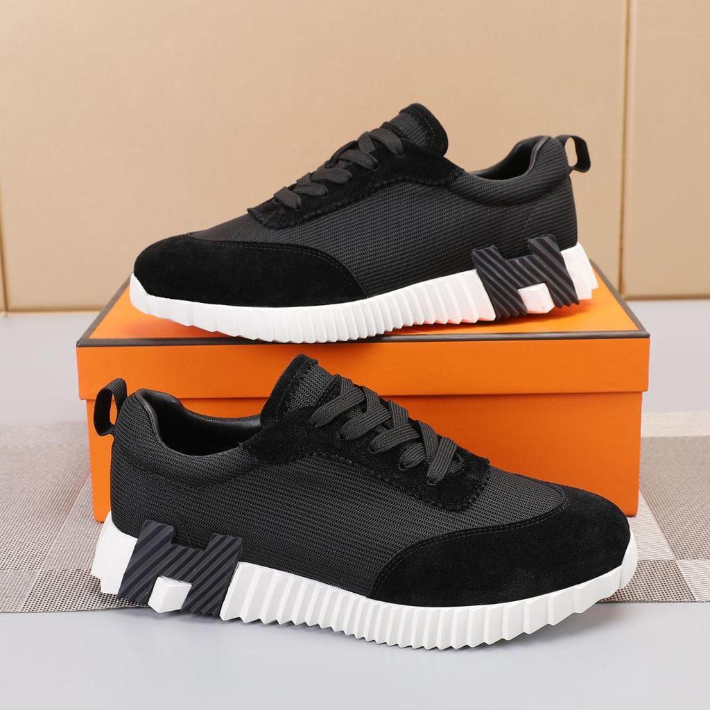 Men's 2025 Sporty Casual Thick-Soled Mesh Fashion Shoes with H Letter Design