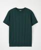 NODU Round Ribbed Short Sleeve Knit [Green]