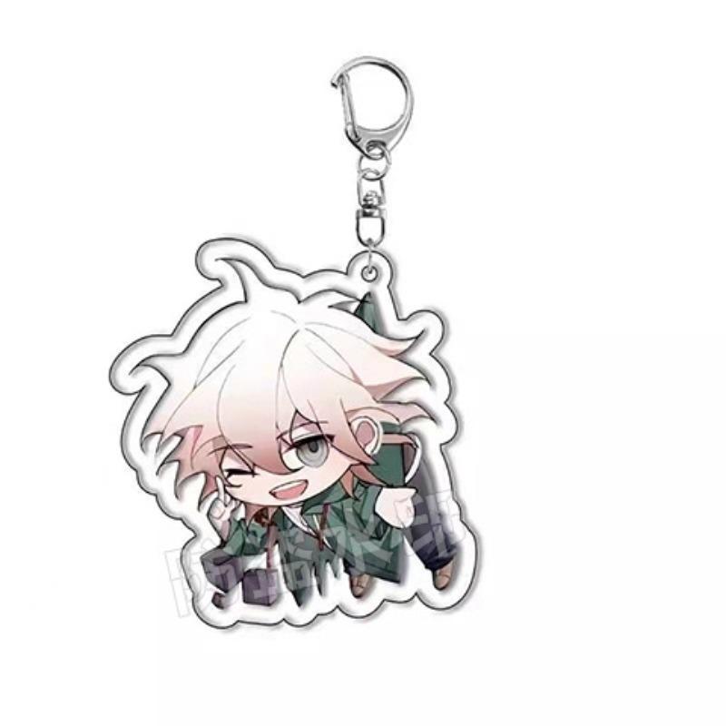 5pcs/set Danganronpa Anime Game Double Sided Acrylic Keychain Nanami Komaeda Oma Kawaii Pendant Fans Collect Gifts