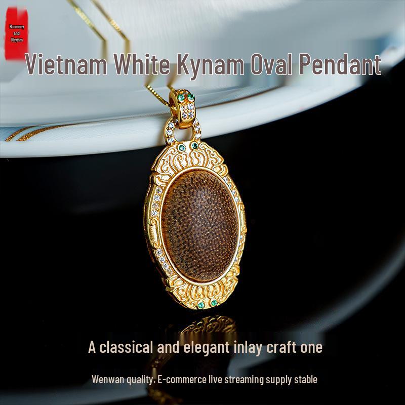 Nha Trang Agarwood Pendant - Retro Design, Ideal Gift, Premium Quality JH1116-13